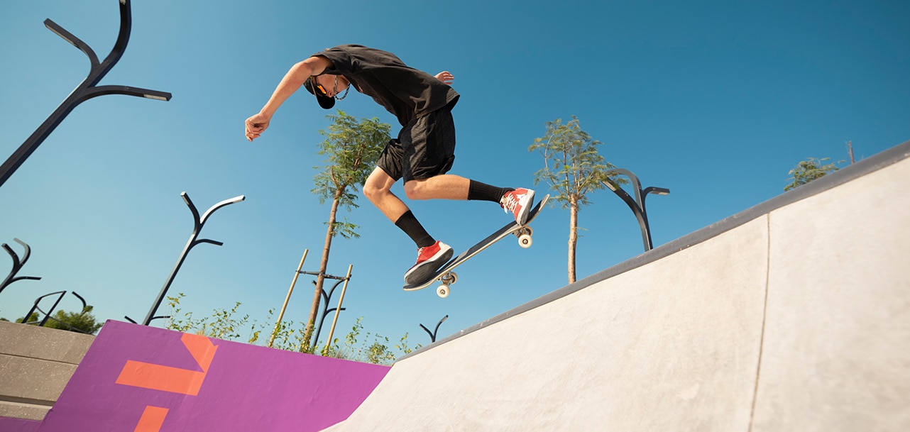 Olympics superstar Keegan Palmer signs up as Aljada Skate Park Ambassador