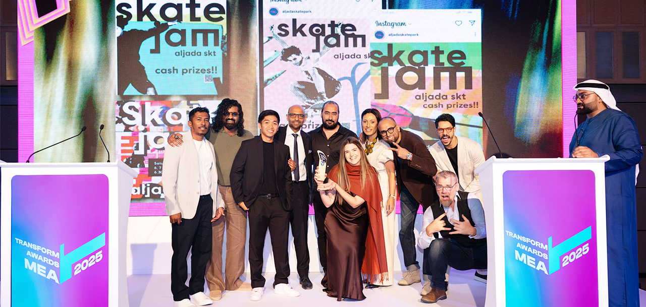 Aljada Skate Park scoops two prizes at Transform Awards MEA