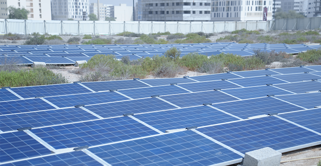 Solar Diesel Hybrid Power System at Aljada Project Management Office