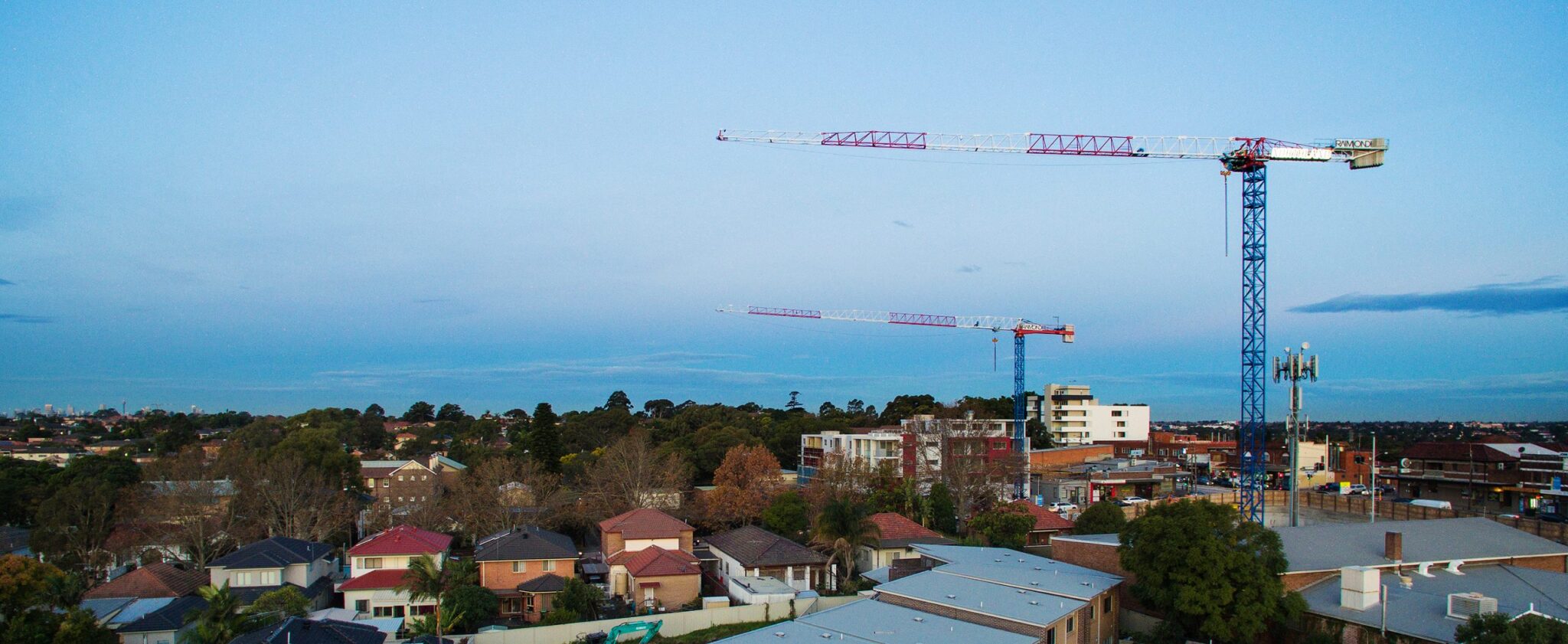 Strictly Cranes crosses milestone with more than 60 Raimondi cranes erected in Sydney