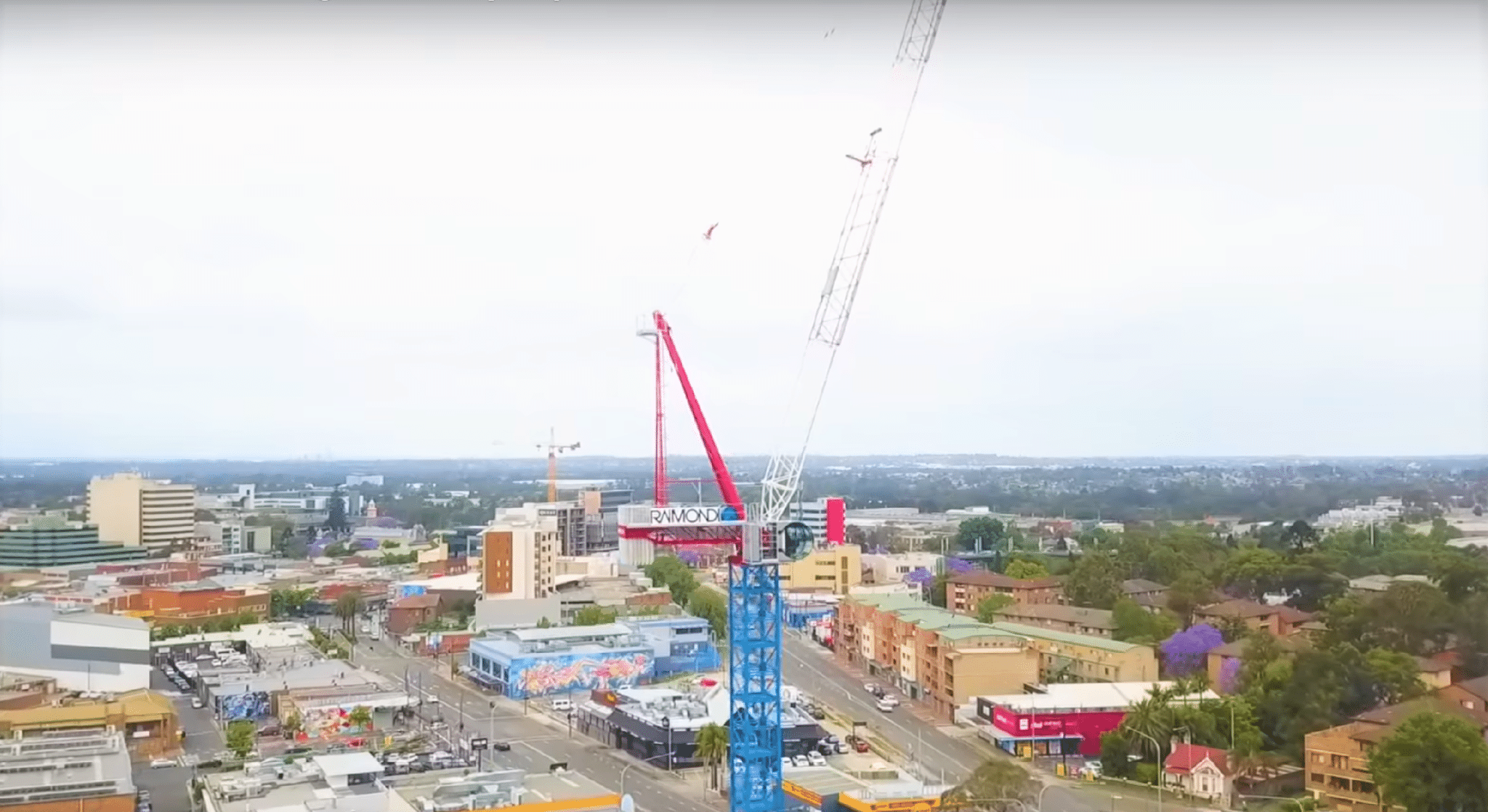 Strictly Cranes erects new Raimondi luffing LR213 in Sydney suburb