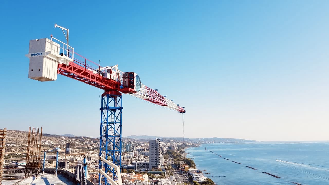 Three Raimondi MRT111s helping to deliver iconic Cypriot beachfront complex