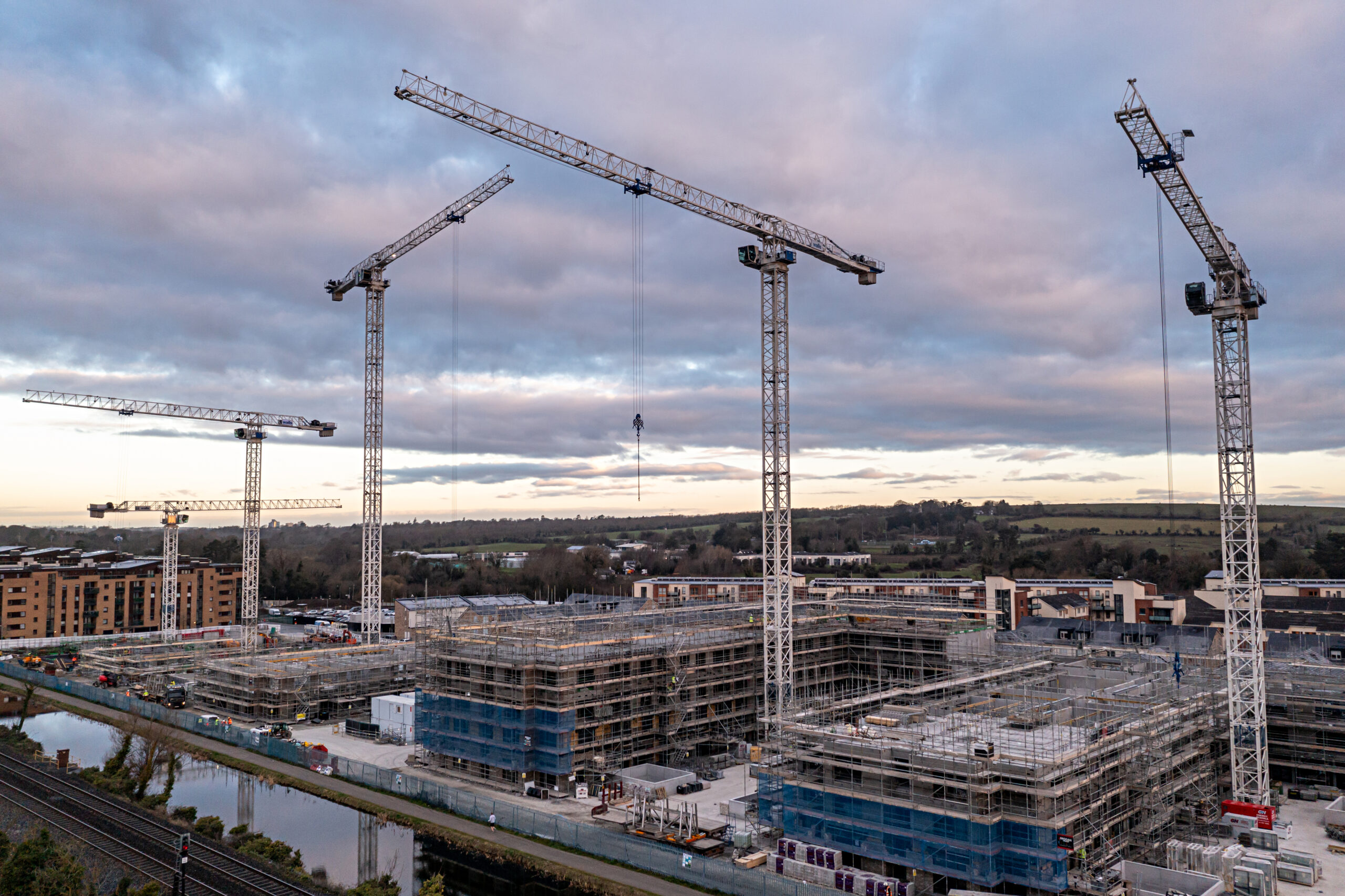 Six Raimondi flat-tops drive construction of landmark project in Dublin, Ireland