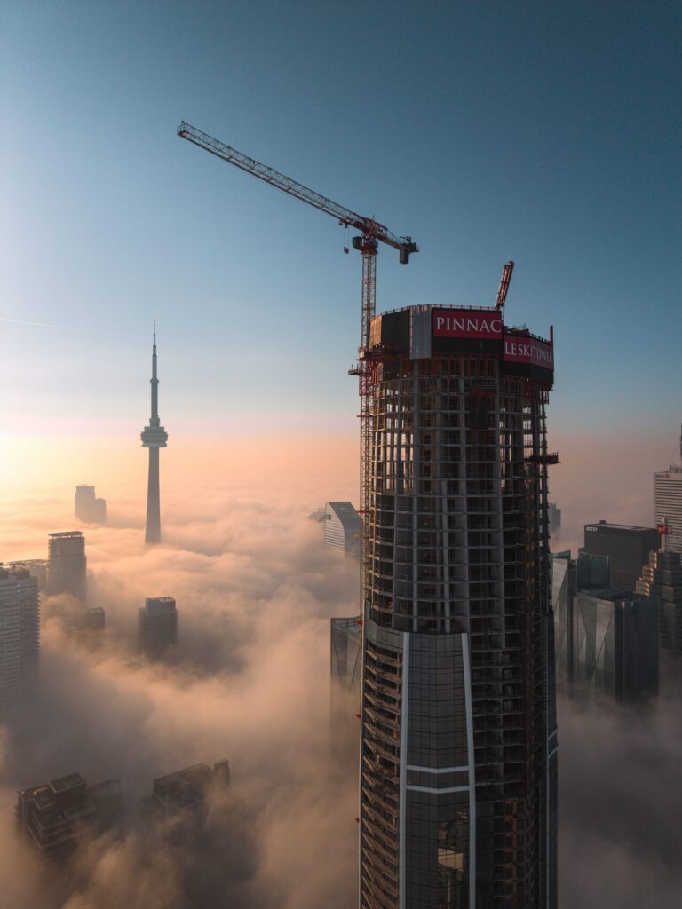 Terex CTT 472 for the tallest residential building currently under development in Canada